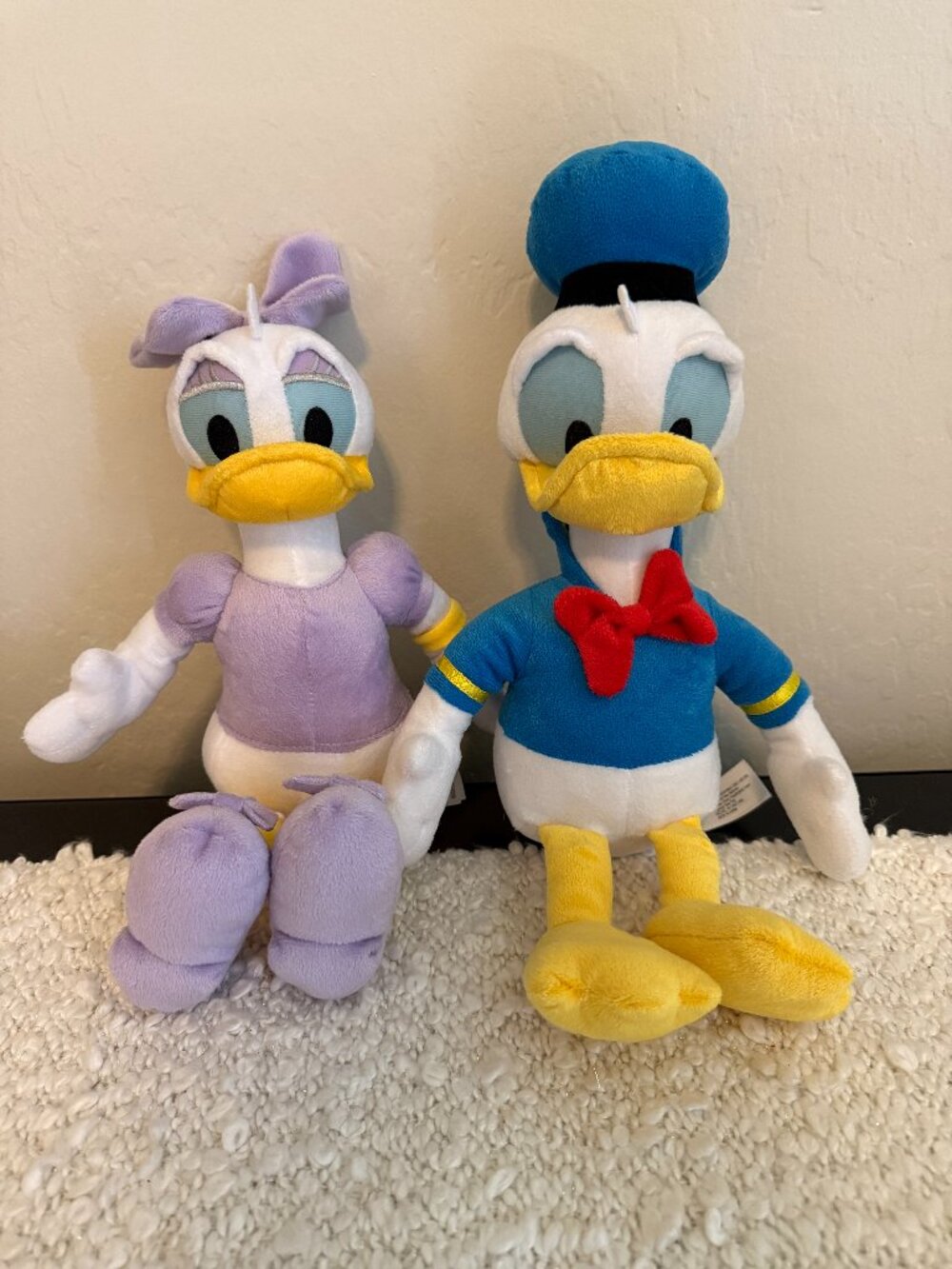Donald and Daisy Duck 15" Plush Set - NWOT
